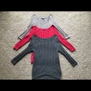 Lot of American Eagle Sweaters
